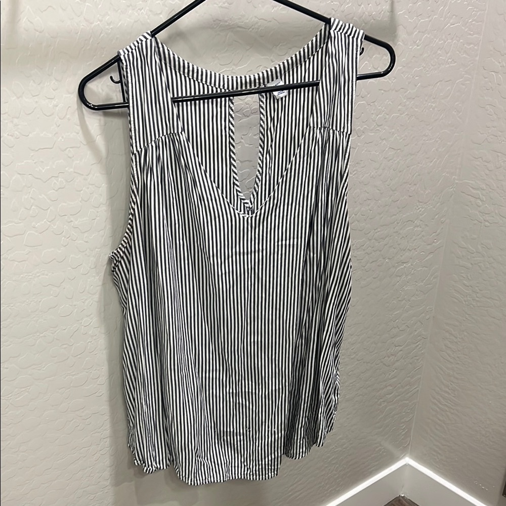Striped Sleeveless Top